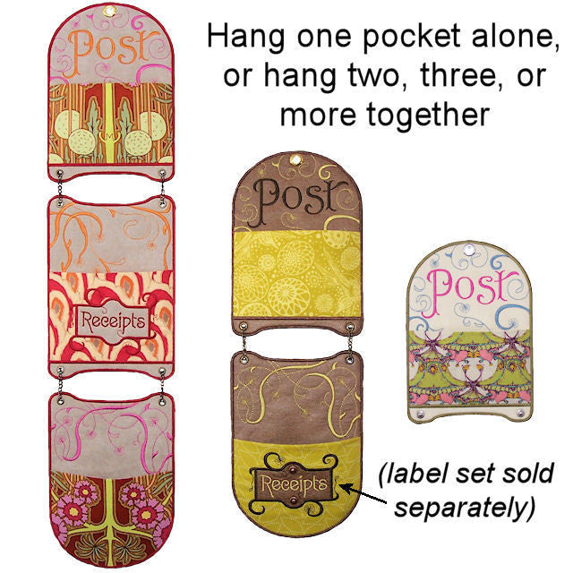 Nouveau Wall Pockets