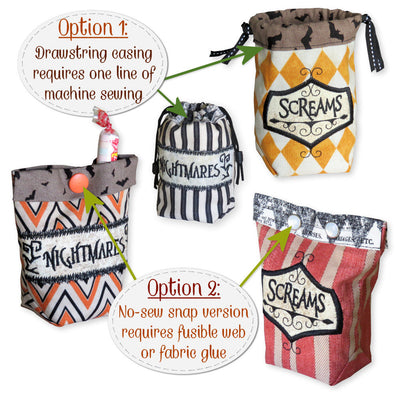 Halloween Candy Pouches