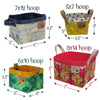 StitchSoup Machine Embroidery in the hoop ITH Fabric Baskets