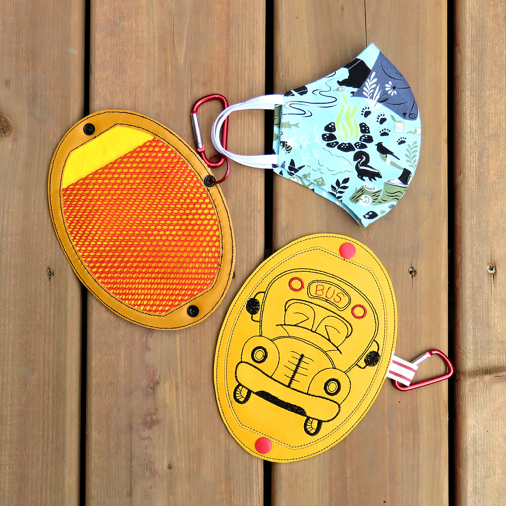 StitchSoup Machine Embroidery in the hoop Kids Mask Wallets