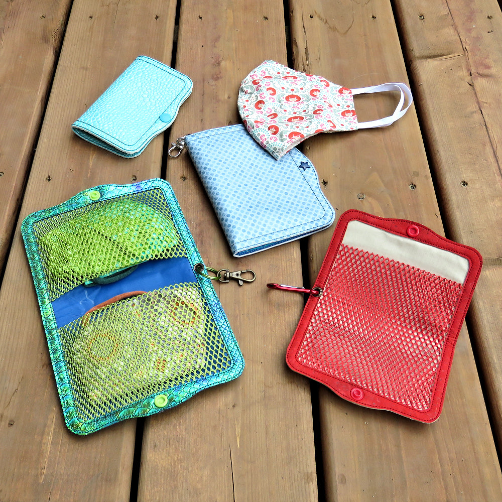 StitchSoup Machine Embroidery in the hoop Mask Wallets
