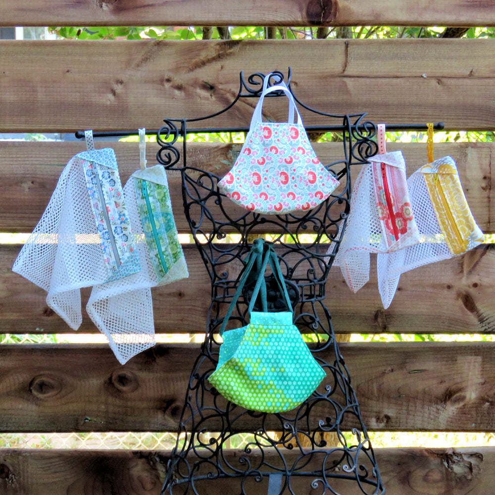 StitchSoup Machine Embroidery in the hoop ITH Mesh Bags