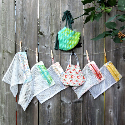 StitchSoup Machine Embroidery in the hoop ITH Mesh Bags