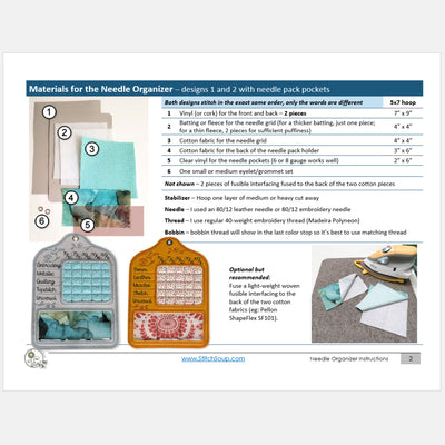 Needle Organizers