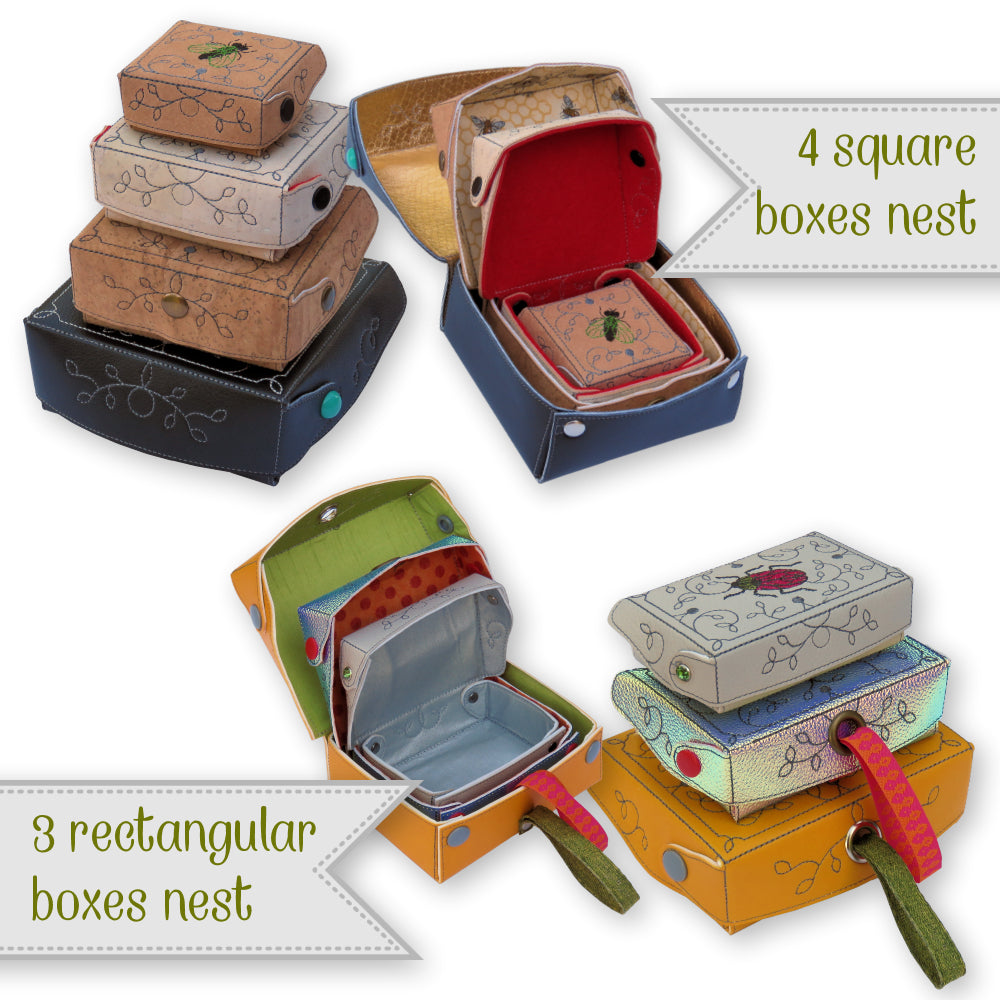 Nesting Bug Boxes - StitchSoup