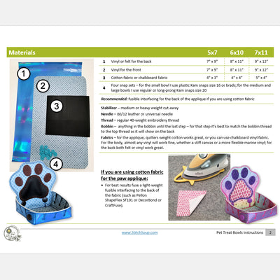 Pet Treat Bowls