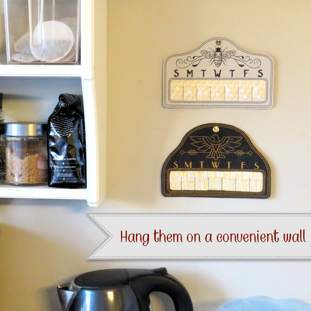 StitchSoup Machine Embroidery in the hoop ITH Pill Pockets