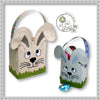 Machine embroidery in the hoop (ITH) Easter bunny bag