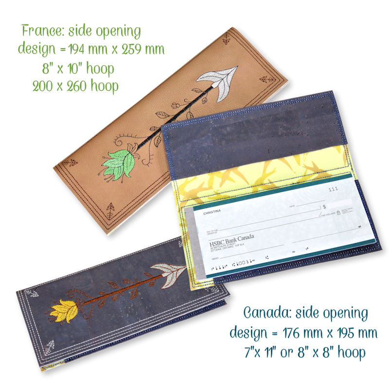 Single Checkbook Cover