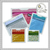 Machine embroidery in the hoop ITH Clear zipper pouches