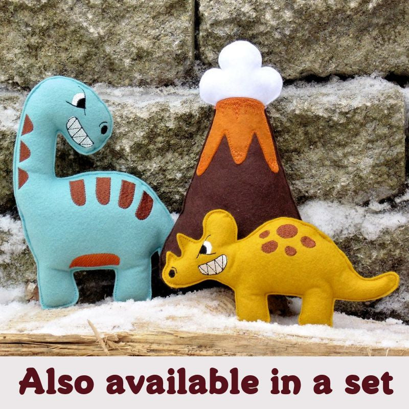 Stuffed Felt Dinosaur2