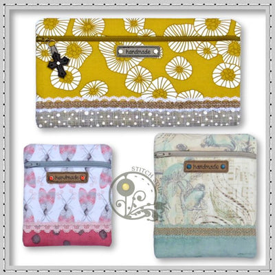 Lace Accent Zipper Pouch