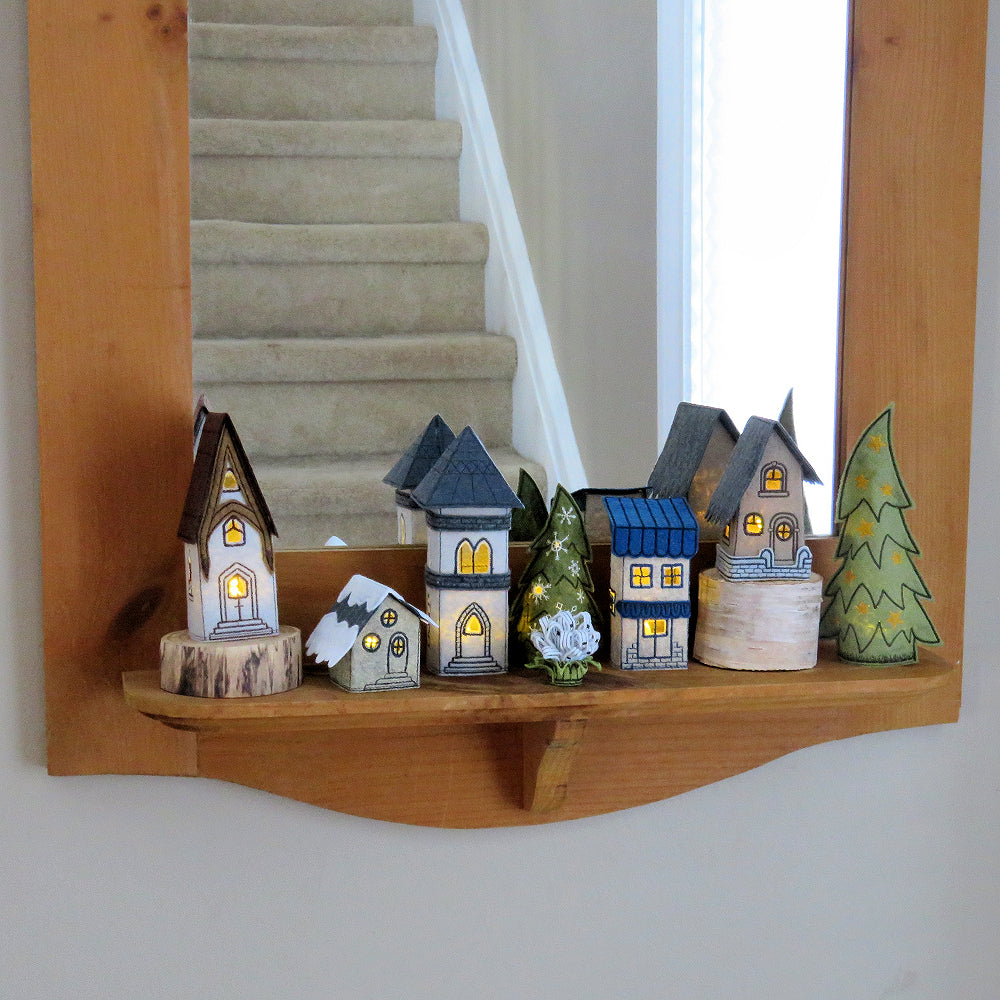 StitchSoup Machine Embroidery In the Hoop (ITH) Old Town Village