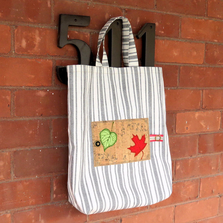 StitchSoup Machine Embroidery Folding Shopping Bags