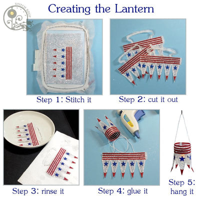 Stars and Stripes Lantern