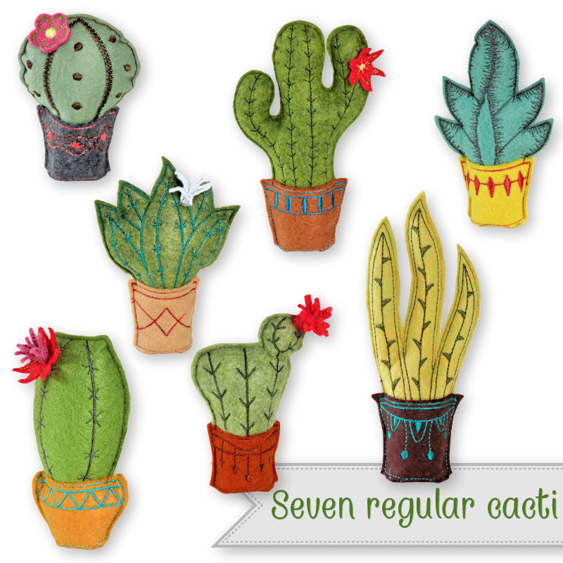 Stuffed Felt Cactus