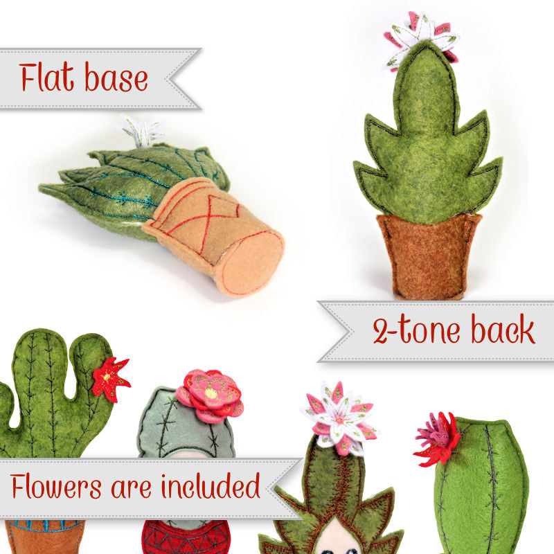 Stuffed Felt Cactus