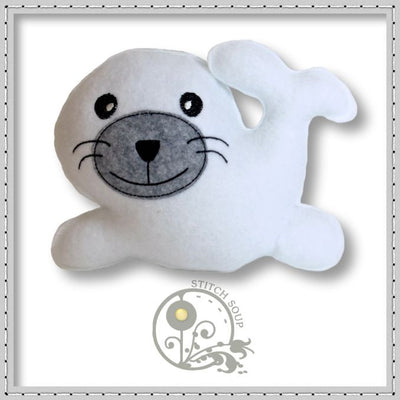 Stuffed Felt Seal