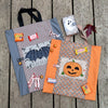 StitchSoup Machine Embroidery in the hoop (ITH) Halloween trick or treat bag