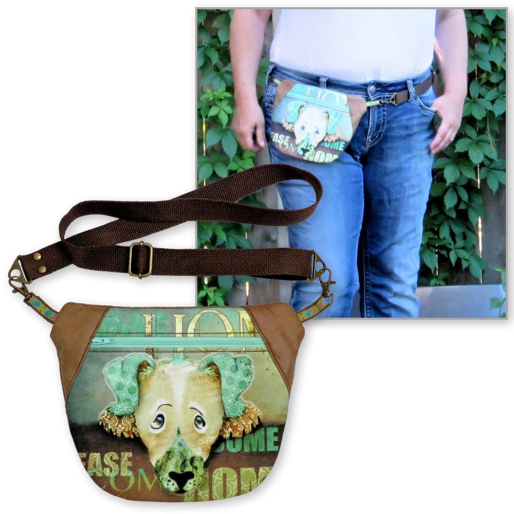 StitchSoup Machine Embroidery in the hoop ITH Waist Bags Hip Bags